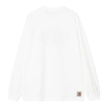 Суитчър Carhartt WIP Long Sleeve WIP T-Shirt Бяло | I034645_19, 1
