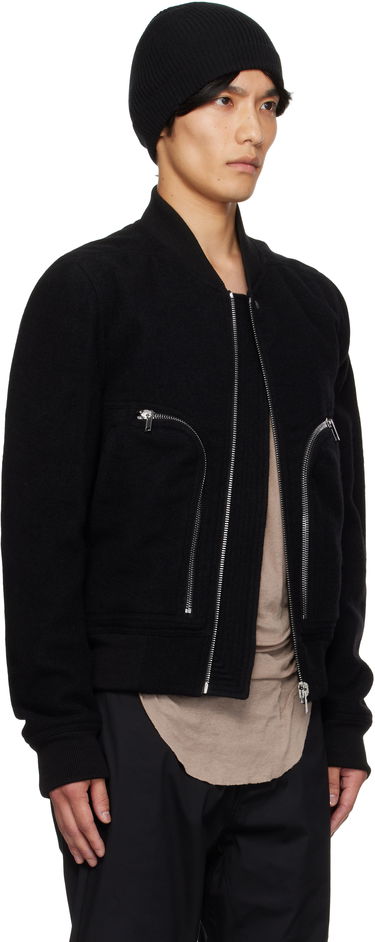 Яке бомбър Rick Owens Rick Owens Bauhaus Flight Jacket Черно | RU02E1749 WBD, 1