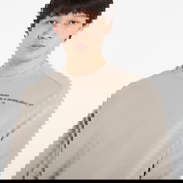 Суитчър Carhartt WIP Punched Crewneck Sweatshirt with Work in Progress Print Бежово | I036039.3GEXX, 2