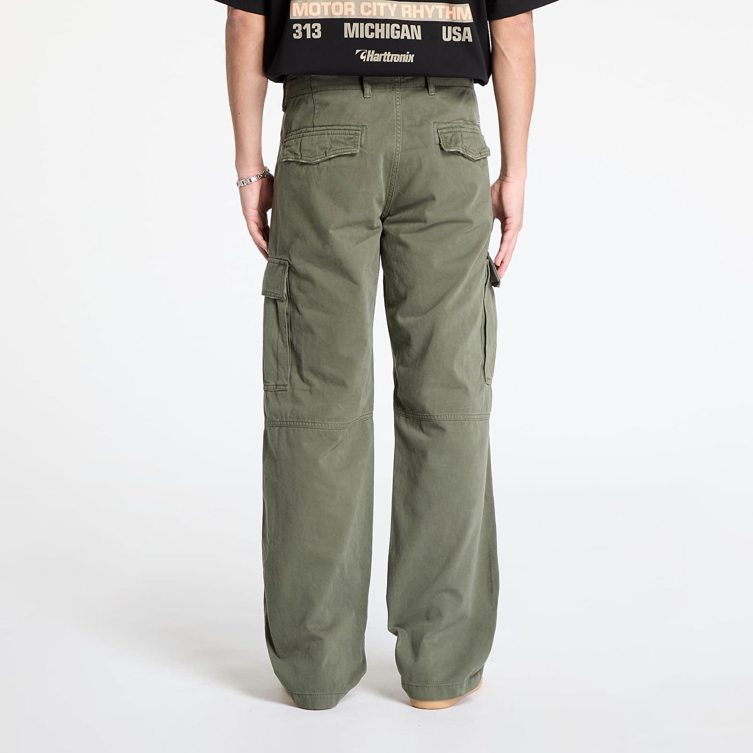 Карго панталони Tommy Hilfiger Tommy Jeans Jaimie Cotton Cargo Pants W30/L32 Зелено | DM0DM20293 M12, 1
