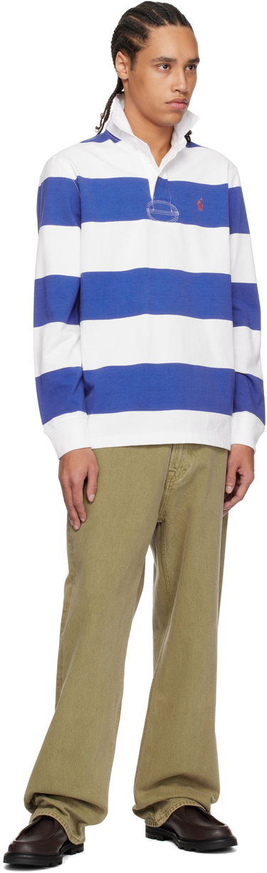 Поло тениска Polo by Ralph Lauren Ralph Lauren 'The Iconic Rugby' Shirt Синьо | 710900566019, 3