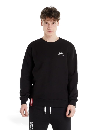 Пуловер Alpha Industries Basic Sweater Small Logo Черно | 188307-03