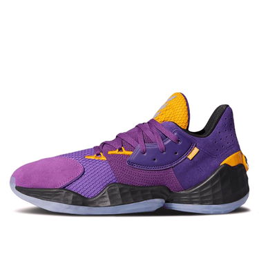 Кецове и обувки adidas Performance Harden Vol. 4 Su Casa Pack Lakers Лилаво | FW7496, 1