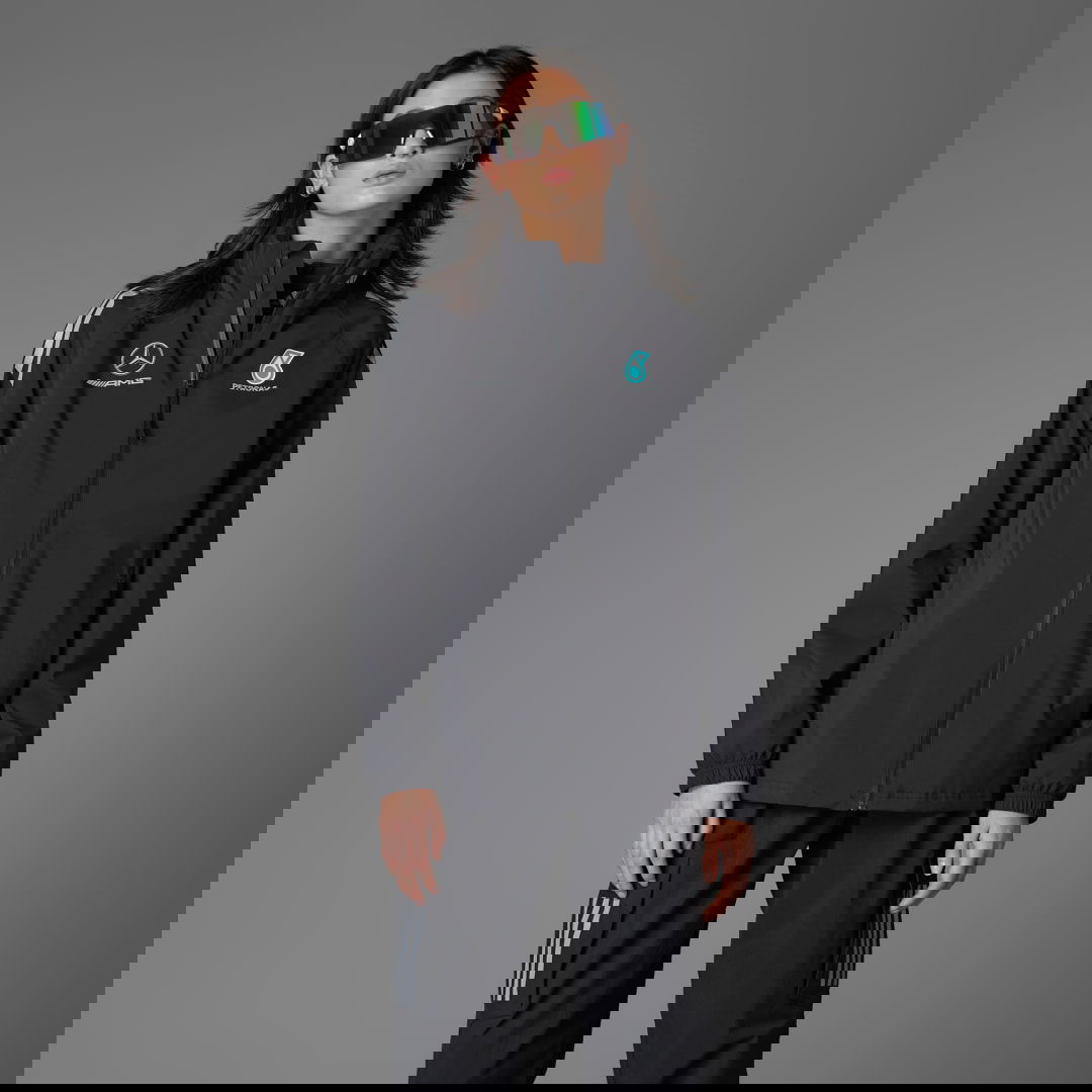 Ветровка adidas Performance Mercedes-AMG Petronas Formula One Team Mechanics Rain Jacket Черно | JX0761, 0