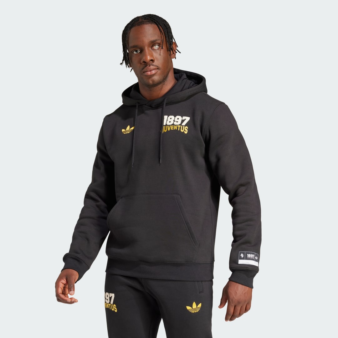 Суитчър adidas Performance Juventus VRCT Fleece Hoodie Черно | JF2567, 0