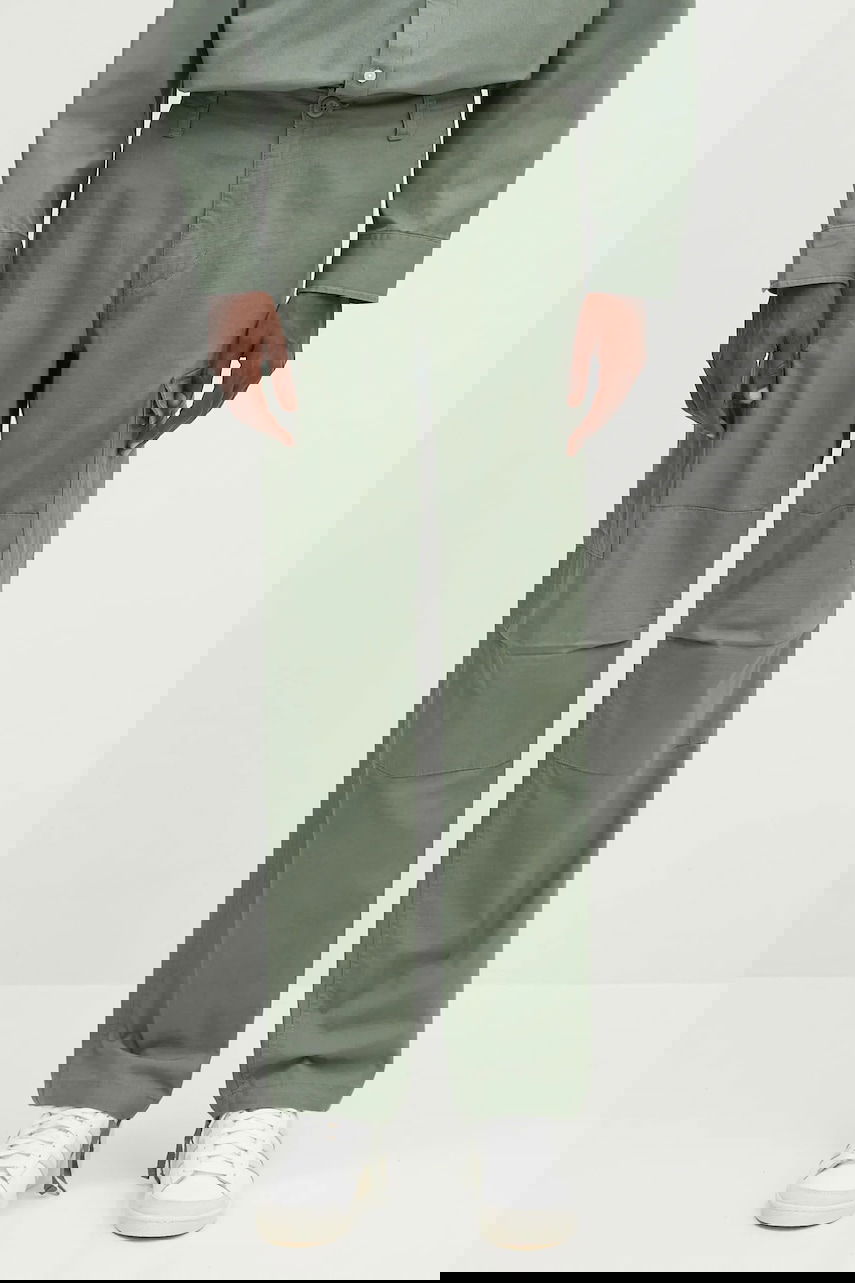 Карго панталони Carhartt WIP Cotton Cargo Pants Carhartt WIP Aviation Pant Зелено | I032468.1YF02, 0