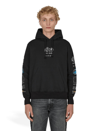 Суитчър Space Available Upcycled Hooded Sweatshirt Черно | SA-SW-UH001 BLK