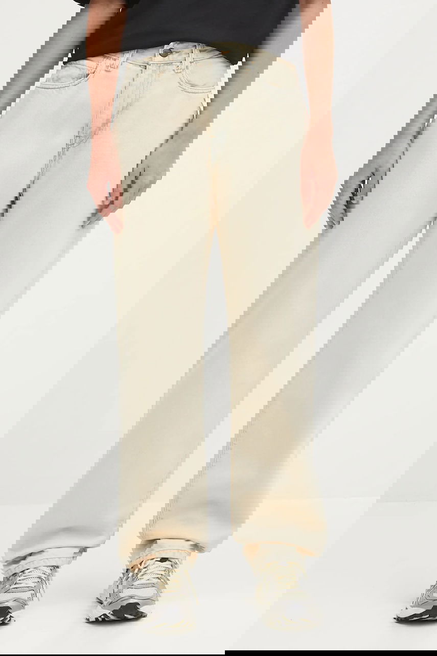 Дънки Carhartt WIP Noxon High Waist Wide Leg Jeans Бежово | I031920.01SN, 0