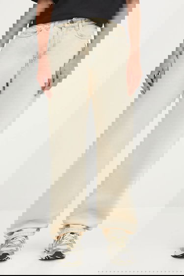 Дънки Carhartt WIP Noxon High Waist Wide Leg Jeans Бежово | I031920.01SN, 0