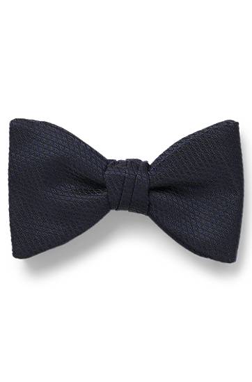 Шал BOSS Jacquard Bow Tie Тъмно синьо | 50540127, 0