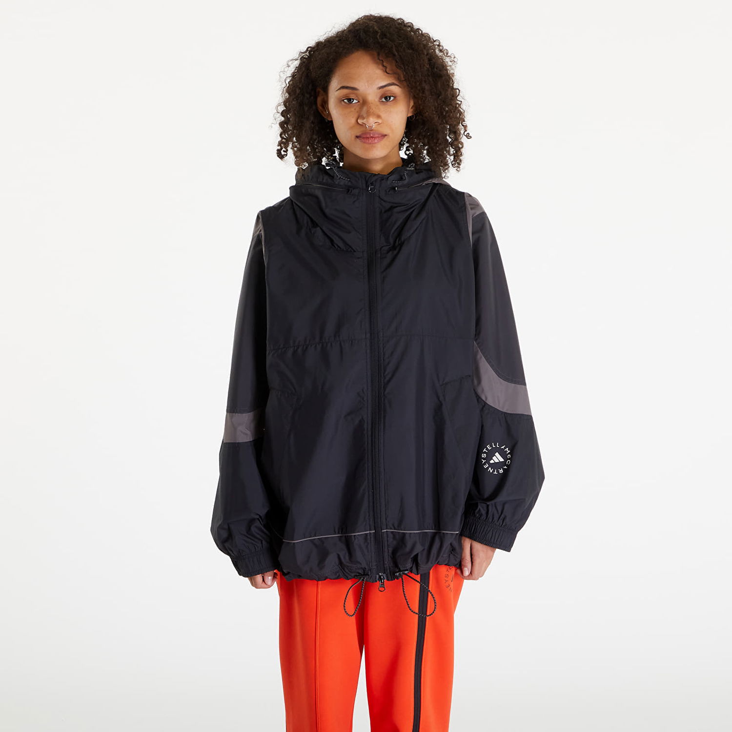 Суитчър adidas Performance Stella McCartney x Woven Tt Black/ Utiblk Черно | IN3619, 0