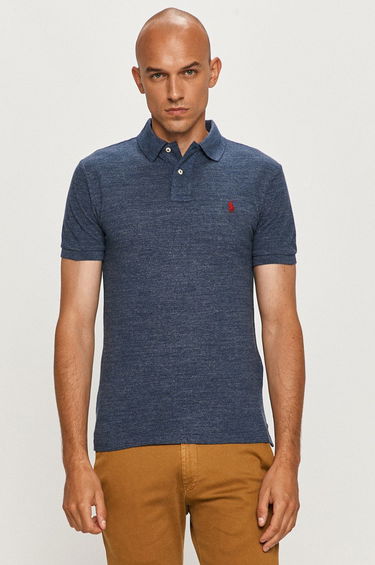 Поло тениска Polo by Ralph Lauren Slim Fit Polo Синьо | 710548797012, 0