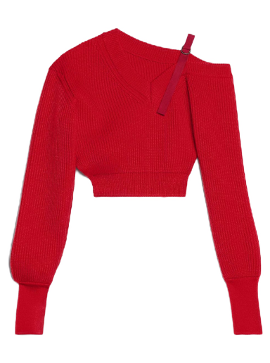 Пуловер Jacquemus La Maille Seville Knitwear Червено | 233KN345-2315-470