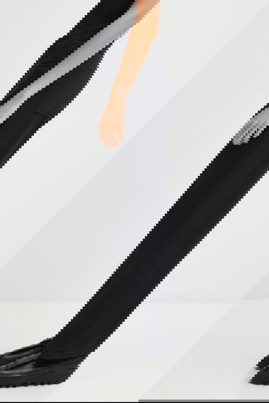 Дънки Carhartt WIP Brandon Pant High Waist Wide Leg Черно | I035892.01LF, 1