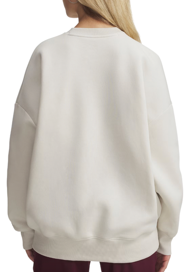 Суитчър Under Armour Rival Fleece Oversized Varsity Crewneck Sweatshirt Бежово | 6007880-110, 1