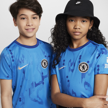 Фланелка Nike Chelsea FC Academy Pro Dri-FIT Pre-Match Short-Sleeve Top Синьо | FQ0010-436, 2