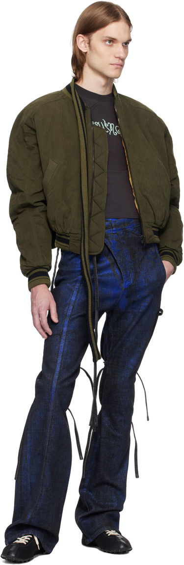 Яке бомбър Ottolinger Ottolinger Strap Bomber Jacket Зелено | 109-700509-01, 3