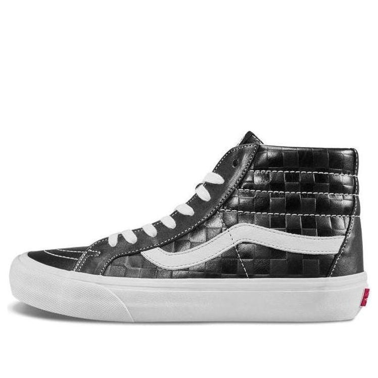 Кецове и обувки Vans SK8-HI Reissue 6 Checkerboard Embossed Черно | VN0A4BVGXKU, 0