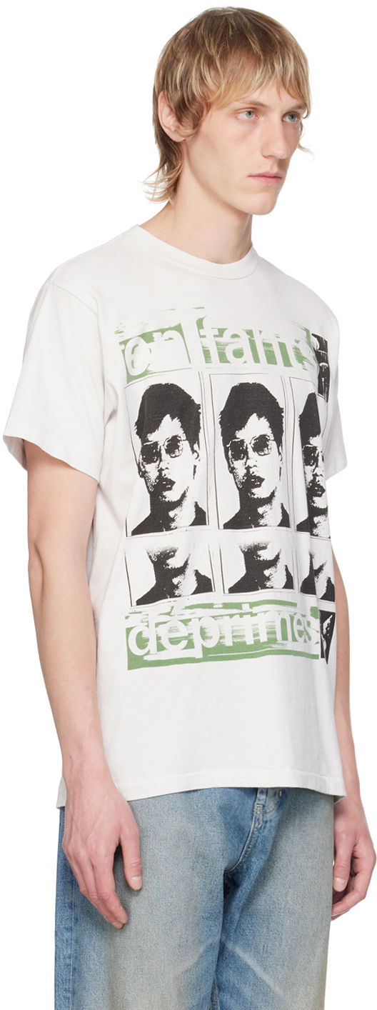 Тениска Enfants Riches Déprimés Xerox Graphic T-Shirt Бяло | 010-747, 1