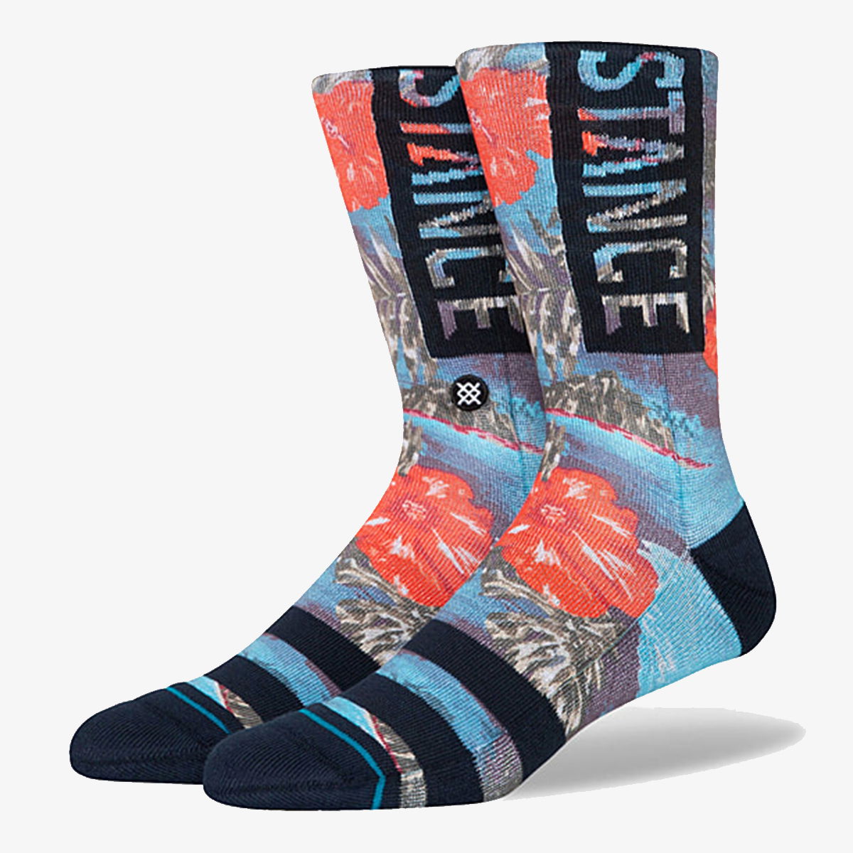 Бельо и чорапи Stance Floral Print Socks Многоцветен | A555D23OGC-TEA, 0