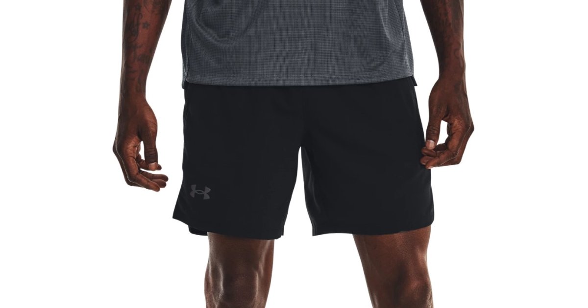 Къси панталони Under Armour Launch 7'' Graphic Shorts Черно | 1376583-001, 1