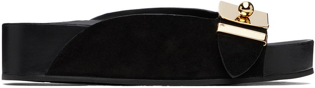 Lanvin Tinkle Suede Platform Sandals