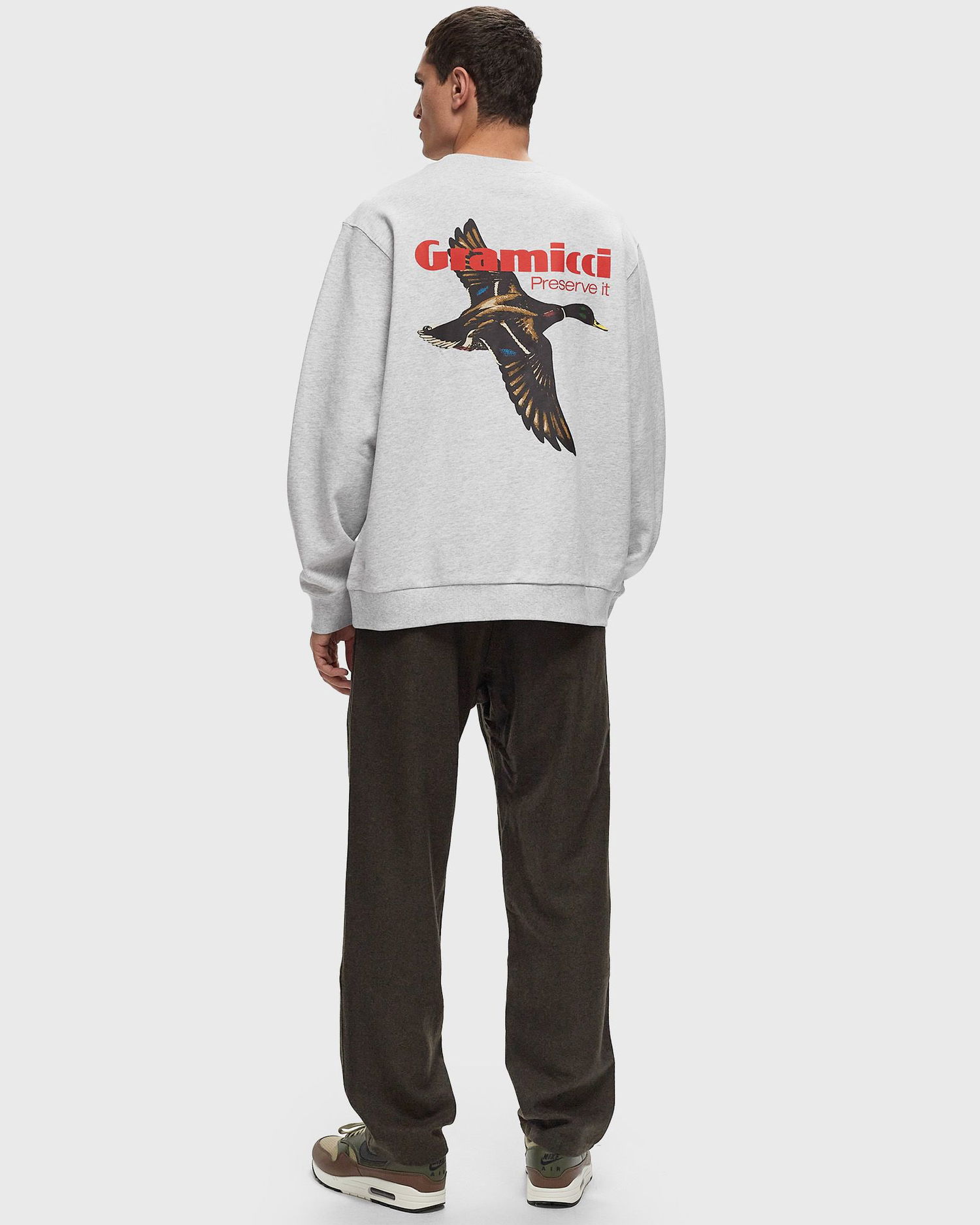 Суитчър GRAMICCI Preserve It Sweatshirt Сиво | G4FU-J115-GREY-HEATHER, 1