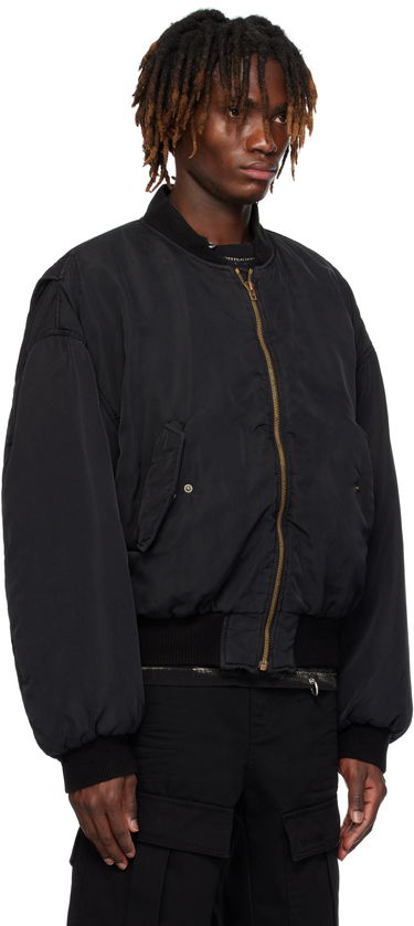 Яке бомбър We11done We11done Curved Bomber Jacket Черно | WD-JP0-25-005-U-BK, 1