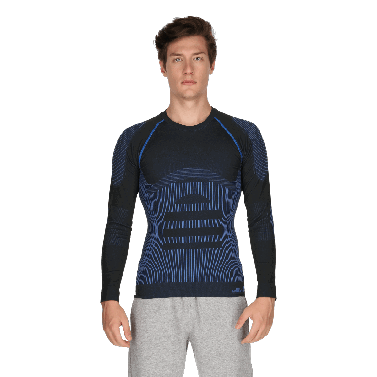 Тениска Ellesse Ellesse Men's Long Sleeve Compression Shirt Черно | ELU193100-02, 0