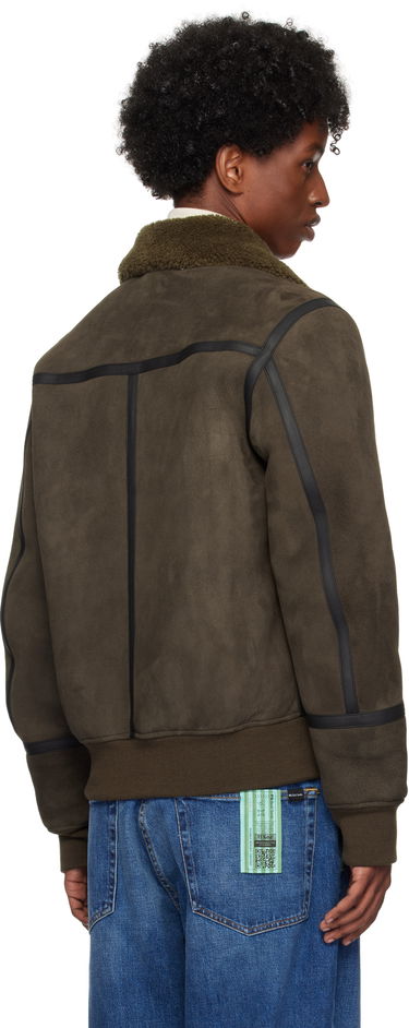 Яке бомбър Paul Smith PS Paul Smith Zip Shearling Jacket Зелено | M2R-440YL-N21914-69, 2