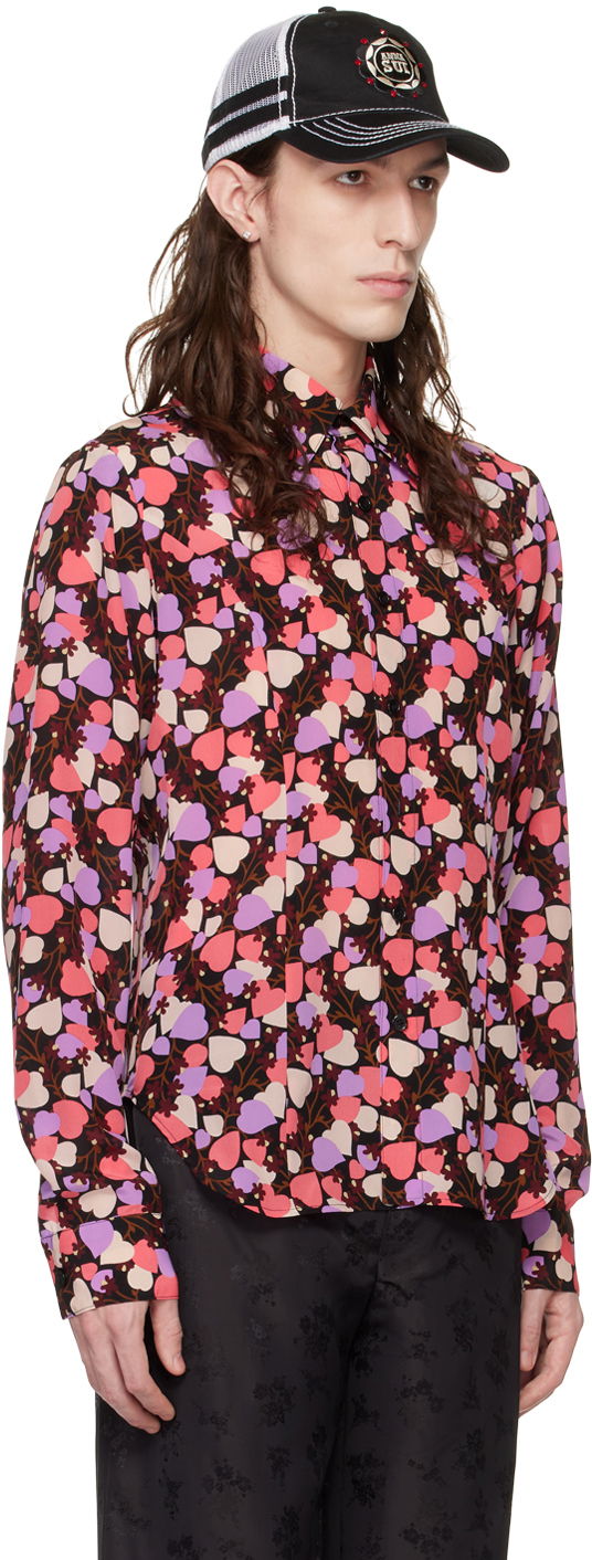 Риза Anna Sui Anna Sui Blooming Hearts Print Shirt Многоцветен | M1123C20, 1