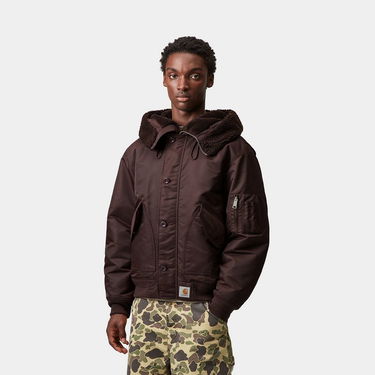 Яке бомбър Carhartt WIP Carhartt WIP HD Oltera Bomber Jacket Кафяво | I035309_9, 4