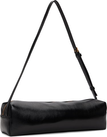 Чанта през рамо Khaite Kye Cylindrical Leather Shoulder Bag Черно | H2050-877, 2