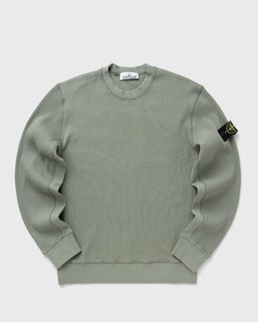 Суитчър Stone Island Stone Island Waffle Fleece Crewneck Sweatshirt Зелено | K1S156100008S0044.V0055, 0