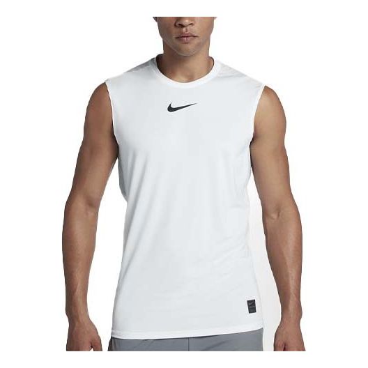Потник Nike Pro Fitted Sleeveless Vest Бяло | 838088-100