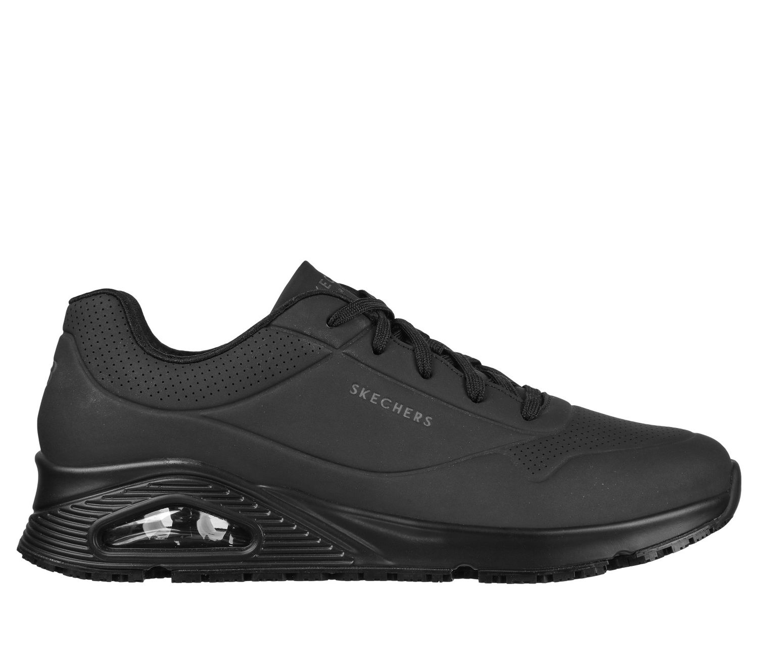 Кецове и обувки Skechers Uno Черно | 200054EC-BLK, 1