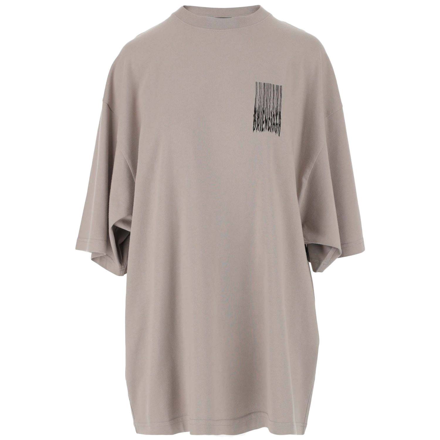 Тениска Balenciaga Wide Fit Barcode T-Shirt Сиво | 661715TKVE58174, 0