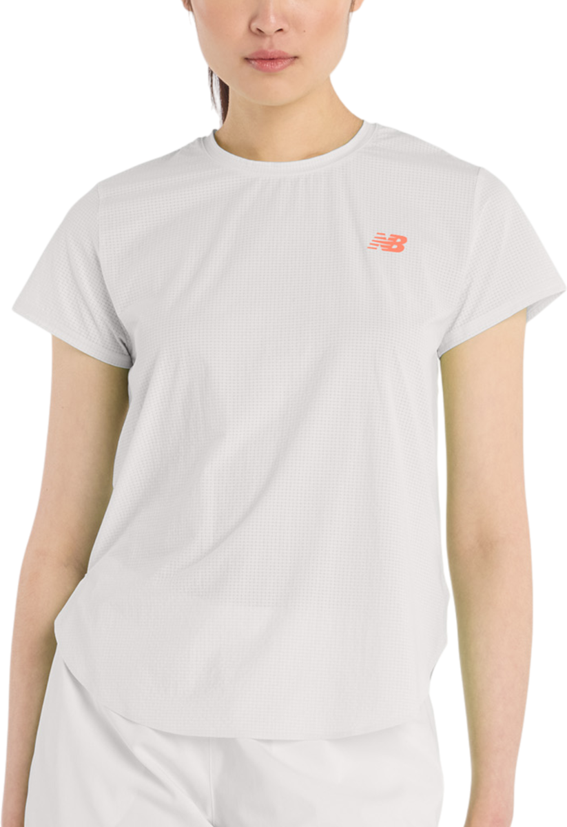 Тениска New Balance New Balance Race Day Ultra Light T-Shirt Бяло | wt51227-gym, 0