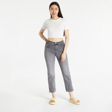 Дънки Levi's High Waist 501 Crop Jeans Сиво | 36200.0235, 2