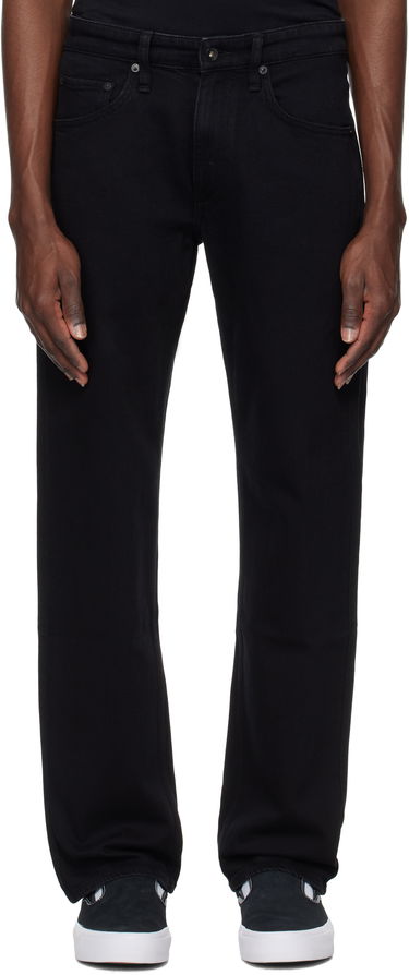 Дънки rag & bone Fit 4 Straight Fit Jeans Черно | MED24P1247FMBL, 0