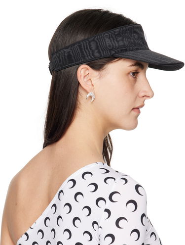 Шапка с козирка Marine Serre Marine Serre Recycled Moire Visor Cap Черно | UHG037A CWOV0030, 4