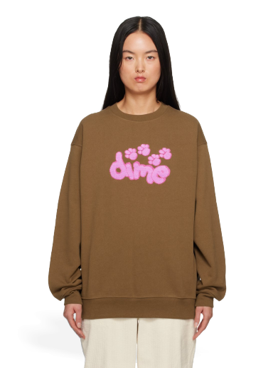 Суитчър Dime Pawz Sweatshirt Кафяво | DIME23D2F14BRW