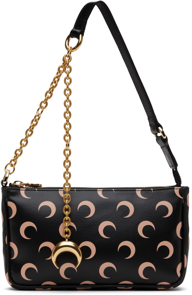 Marine Serre Moon Print Canvas Core Bag