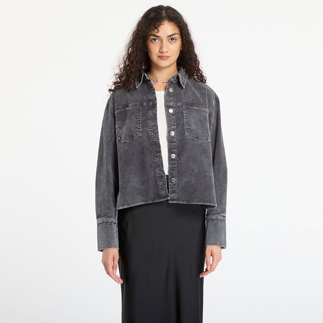 Sasofie Patch Pocket Corduroy Shirt Jacket