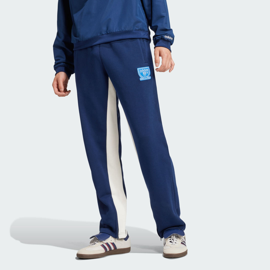 Спортни панталони adidas Performance SPZL Panel Sweatpants Синьо | IW3239, 0