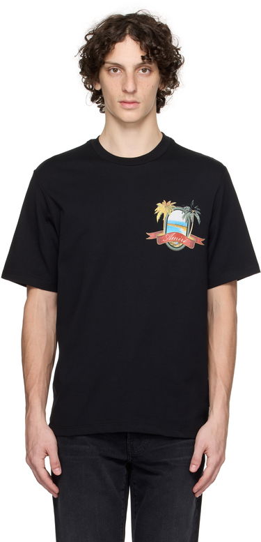 Тениска AMIRI AMIRI MA Paradise T-Shirt Черно | AMJYTE1217, 0
