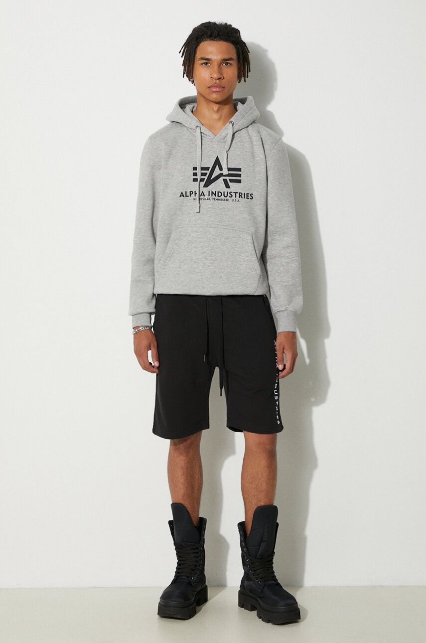 Къси панталони Alpha Industries Shorts Al Sweat Черно | 116365.03, 1