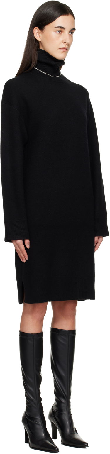 Pокля TOTEME Broad Turtleneck Minidress Черно | 254-WRD0264-YA0126, 1