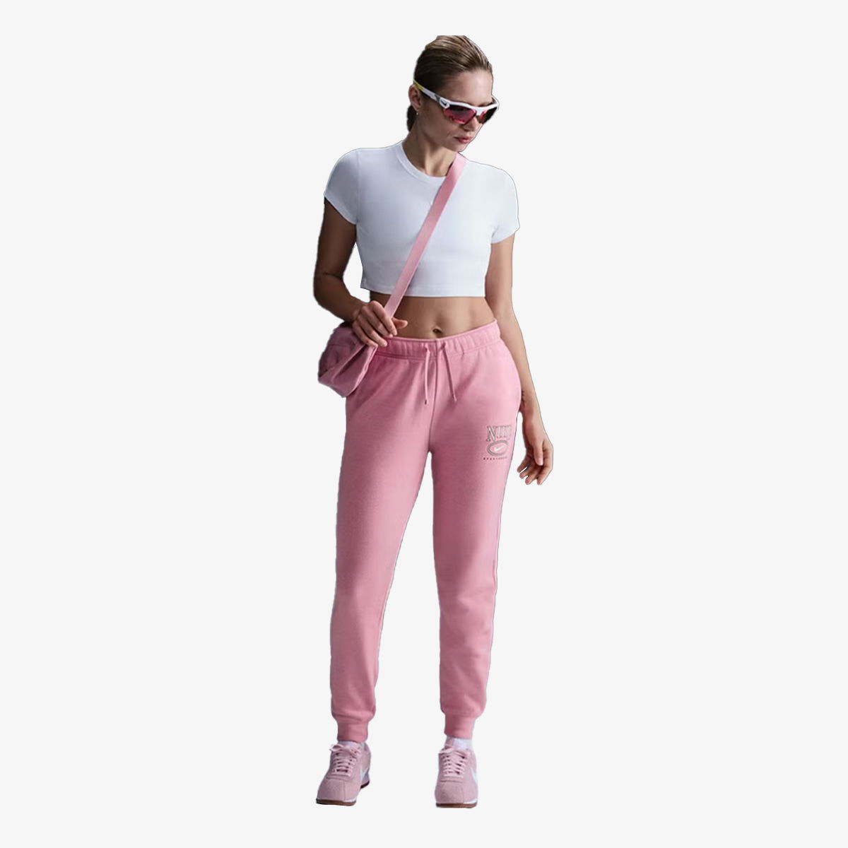 Спортни панталони Nike Club Fleece Graphic Standard Pants Розово | IB1988-699, 1
