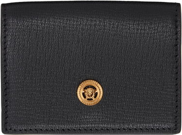 Портфейл Versace Medusa Biggie Trifold Leather Wallet Черно | 1011456_1A10544, 0
